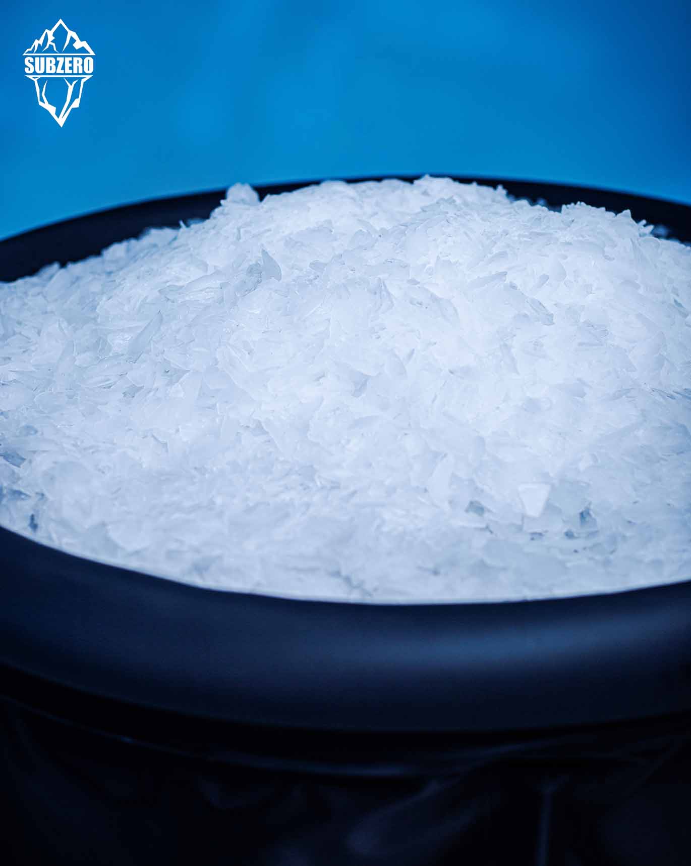 SUBZERO iceberg logo printed on the tub fabric